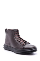 Men's Zipper Detailed Leather Boots | Derimod Men's Zipper Detailed Leather Boots | Derimod