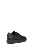 Geox Men's Black Spherica Ecub-1 Leather Sneaker | Derimod Geox Men's Black Spherica Ecub-1 Leather Sneaker | Derimod