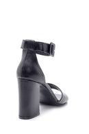 Women's Leather Heeled Sandals | Derimod Women's Leather Heeled Sandals | Derimod