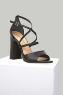 Women's Heeled Leather Sandals | Derimod Women's Heeled Leather Sandals | Derimod