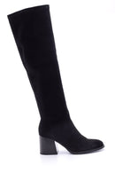 Women's Suede Leather Boots | Derimod Women's Suede Leather Boots | Derimod