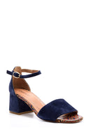 Women's Suede Heeled Shoes | Derimod Women's Suede Heeled Shoes | Derimod