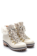 Women's Leather Fur Boots | Derimod Women's Leather Fur Boots | Derimod