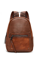 Women's Tan Studded Backpack | Derimod Women's Tan Studded Backpack | Derimod