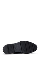 Men's Black Double Buckle Leather Casual Shoes | Derimod Men's Black Double Buckle Leather Casual Shoes | Derimod