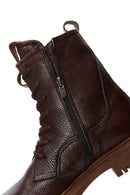 Men's Brown Leather Boots | Derimod Men's Brown Leather Boots | Derimod