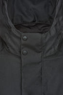 Geox Erkek Siyah Clintford Fermuarlı Kapüşonlu Uzun Mont | Derimod Geox Erkek Siyah Clintford Fermuarlı Kapüşonlu Uzun Mont | Derimod