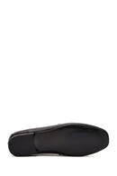 Women's Black Buckle Leather Loafer | Derimod Women's Black Buckle Leather Loafer | Derimod