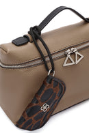 Women's Mink Long Strap Mini Handbag | Derimod Women's Mink Long Strap Mini Handbag | Derimod