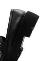 Kadın Siyah Tokalı Kalın Tabanlı Maskülen Loafer | Derimod Kadın Siyah Tokalı Kalın Tabanlı Maskülen Loafer | Derimod