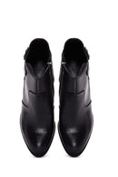 Women's Black Zippered Chunky Heel Boots | Derimod Women's Black Zippered Chunky Heel Boots | Derimod