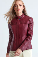 Edith Kadın Deri Ceket | Derimod Edith Kadın Deri Ceket | Derimod