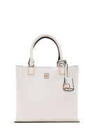 Women's Ecru Long Shoulder Bag | Derimod Women's Ecru Long Shoulder Bag | Derimod