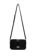 Women's Black Long Strap Shoulder Bag | Derimod Women's Black Long Strap Shoulder Bag | Derimod
