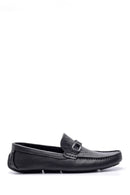 Men's Leather Buckle Detailed Loafer | Derimod Men's Leather Buckle Detailed Loafer | Derimod