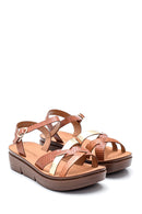 Kadın Dolgu Topuk Casual Sandalet | Derimod Kadın Dolgu Topuk Casual Sandalet | Derimod