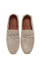 Erkek Vizon Süet Deri Casual Loafer | Derimod Erkek Vizon Süet Deri Casual Loafer | Derimod