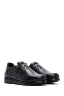 Women's Black Zippered Leather Comfort Shoes | Derimod Women's Black Zippered Leather Comfort Shoes | Derimod