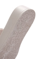 Women's Gray Thick Soled Slippers | Derimod Women's Gray Thick Soled Slippers | Derimod