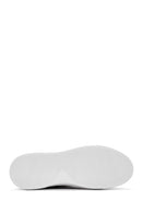 Men's Black Lace-up Thick-Sole Leather Sneaker | Derimod Men's Black Lace-up Thick-Sole Leather Sneaker | Derimod