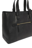 Women's Black Long Strap Leather Shoulder Bag | Derimod Women's Black Long Strap Leather Shoulder Bag | Derimod