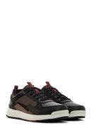 Skechers Men's Brown Rozier Willron Leather Sneaker | Derimod Skechers Men's Brown Rozier Willron Leather Sneaker | Derimod