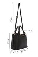 Kadın Siyah Uzun Askılı Kol Çantası | Derimod Kadın Siyah Uzun Askılı Kol Çantası | Derimod