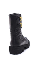 Women's Leather Quilted Boots | Derimod Women's Leather Quilted Boots | Derimod