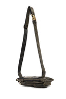 Men's Khaki Leather Waist Bag | Derimod Men's Khaki Leather Waist Bag | Derimod