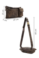 Men's Mink Leather Waist Bag | Derimod Men's Mink Leather Waist Bag | Derimod