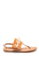 Women's Seashell Detailed Flip Flops Sandals | Derimod Women's Seashell Detailed Flip Flops Sandals | Derimod