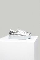 Women's Leather Sports Shoes with Star Staple Detail | Derimod Women's Leather Sports Shoes with Star Staple Detail | Derimod