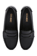 Kadın Siyah Dolgu Topuklu Loafer | Derimod Kadın Siyah Dolgu Topuklu Loafer | Derimod