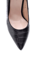 Kadın Kroko Desenli Stiletto | Derimod Kadın Kroko Desenli Stiletto | Derimod