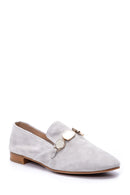 Women's Stone Suede Loafer | Derimod Women's Stone Suede Loafer | Derimod