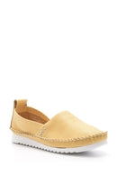 Kadın Dikiş Detaylı Deri Loafer | Derimod Kadın Dikiş Detaylı Deri Loafer | Derimod
