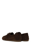 Woman Brown Lace-up Suede Casual Shoes | Derimod Woman Brown Lace-up Suede Casual Shoes | Derimod