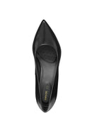 Geox Women's Black Faviola Thin Heel Leather Stiletto | Derimod Geox Women's Black Faviola Thin Heel Leather Stiletto | Derimod