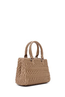 Kadın Camel Uzun Askılı Kapitone Kol Çantası | Derimod Kadın Camel Uzun Askılı Kapitone Kol Çantası | Derimod