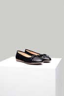 Siyah Kadın Deri Babet | Derimod Siyah Kadın Deri Babet | Derimod