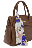 Kadın Taba Uzun Askılı Aksesuar Detaylı Kol Çantası | Derimod Kadın Taba Uzun Askılı Aksesuar Detaylı Kol Çantası | Derimod