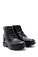 Men's Leather Zipper Detailed Boots | Derimod Men's Leather Zipper Detailed Boots | Derimod