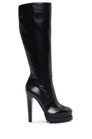 Women's Heeled Leather Boots | Derimod Women's Heeled Leather Boots | Derimod