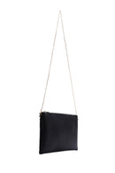 Woman Black Chain-Strap Woven Clutch Bag | Derimod Woman Black Chain-Strap Woven Clutch Bag | Derimod