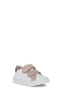 Geox Kız Bebek Beyaz Nashik Bantlı Deri Sneaker | Derimod Geox Kız Bebek Beyaz Nashik Bantlı Deri Sneaker | Derimod