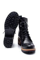 Women's Leather Zippered Boots | Derimod Women's Leather Zippered Boots | Derimod