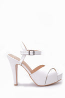 Kadın Platform Topuklu Ayakkabı | Derimod Kadın Platform Topuklu Ayakkabı | Derimod