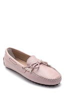 Women's Leather Bow Detailed Loafer | Derimod Women's Leather Bow Detailed Loafer | Derimod