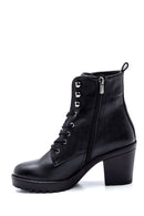 Women's Zippered Heeled Boots | Derimod Women's Zippered Heeled Boots | Derimod