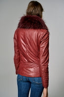 New Cortina Kadın Deri Ceket | Derimod New Cortina Kadın Deri Ceket | Derimod